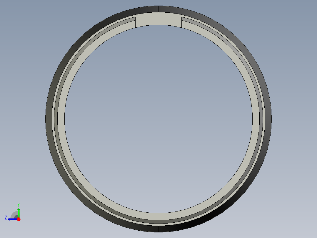 SKF轴承附件紧定套3D模型IGS格式右视图