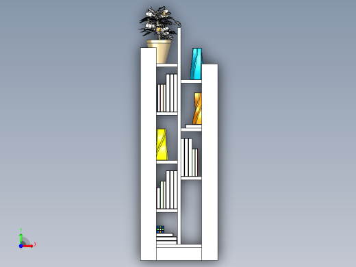 书架3前视缩略图