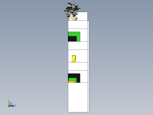 书架3左视缩略图