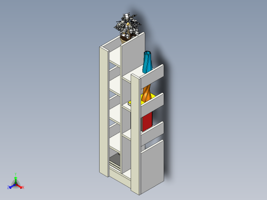 书架3正等轴测缩略图