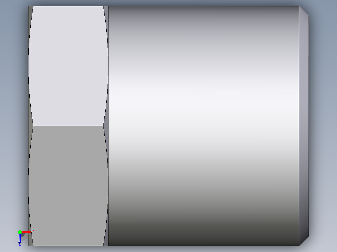 卡套式工业通用硬管接头EO_Blanking_plug_for_tube_ends_ROV06LCFX俯视图