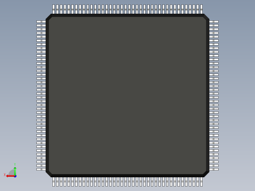 元器件3D封装QFP160_FPT-160P-M11169后视缩略图