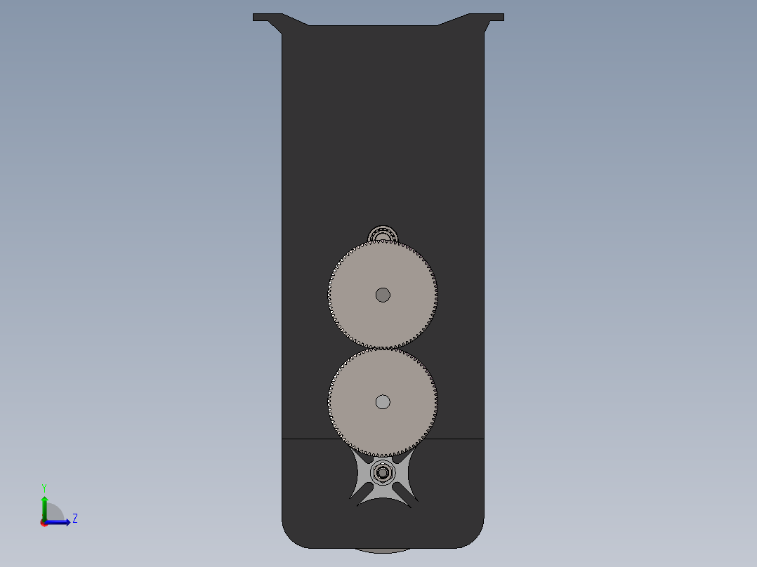 四工位专用机床左视图