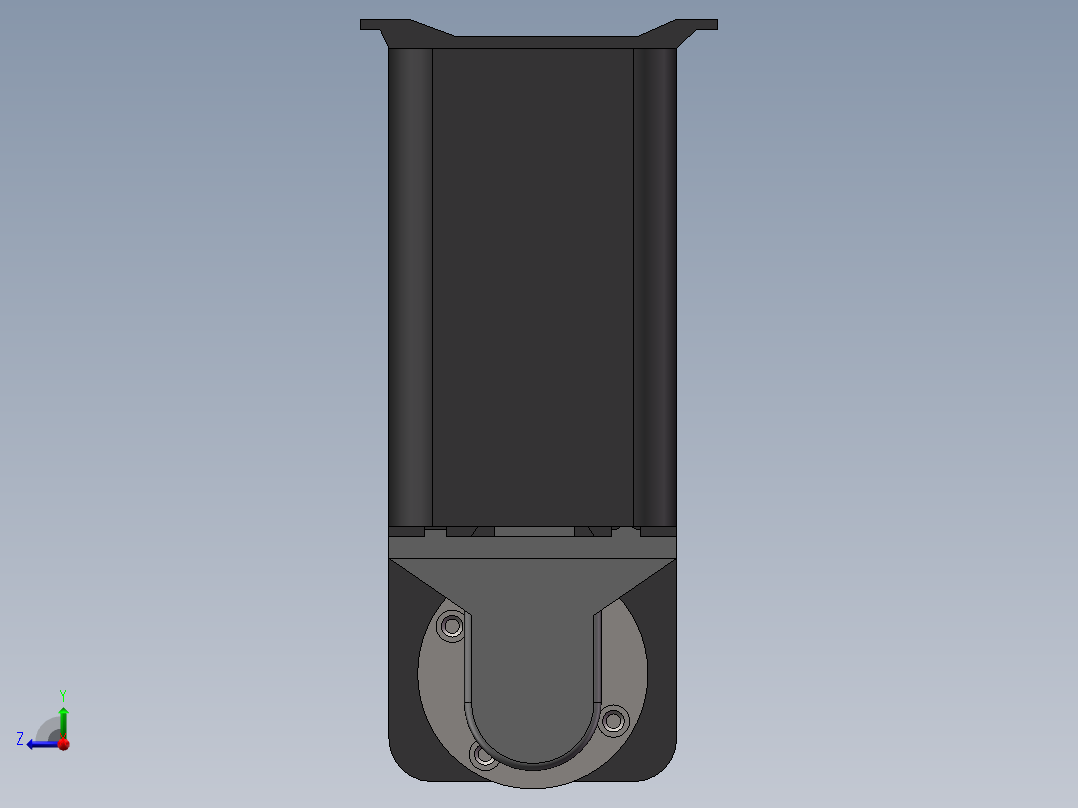 四工位专用机床右视图