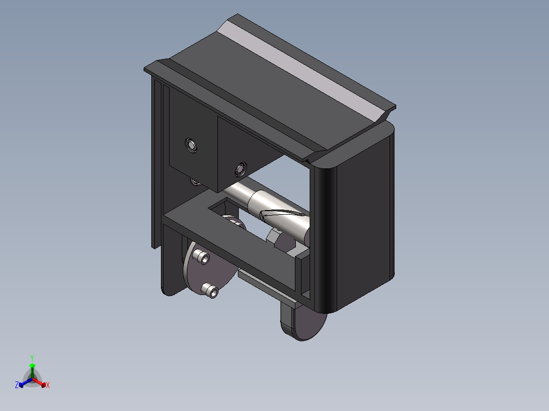 四工位专用机床正等轴测图