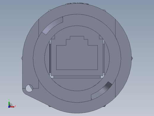 网口航空插头威浦RJ45F71前视缩略图
