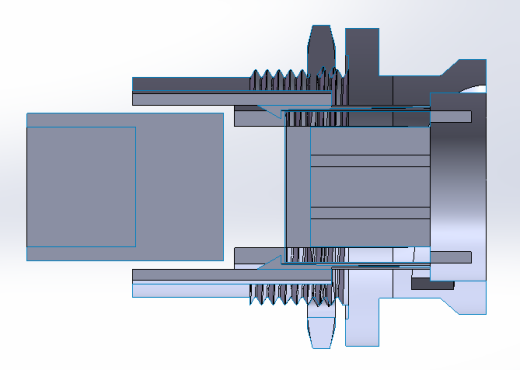 网口航空插头威浦RJ45F71缩略图