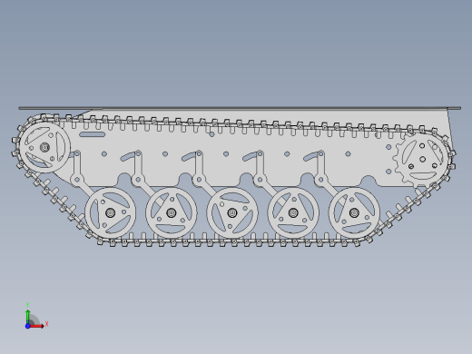 履带底盘模型前视缩略图