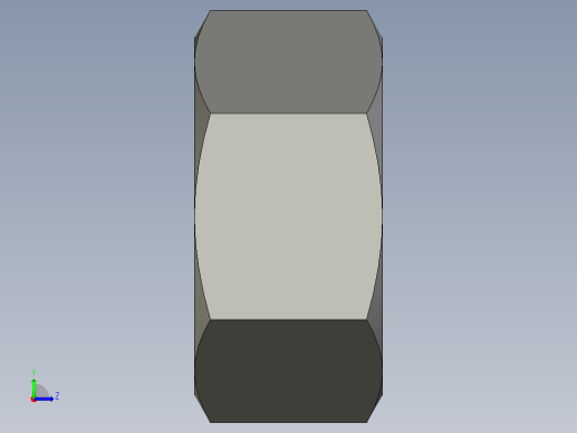 公制六角螺母-Metric Hex Nuts M36 x 4mm Thread左视缩略图