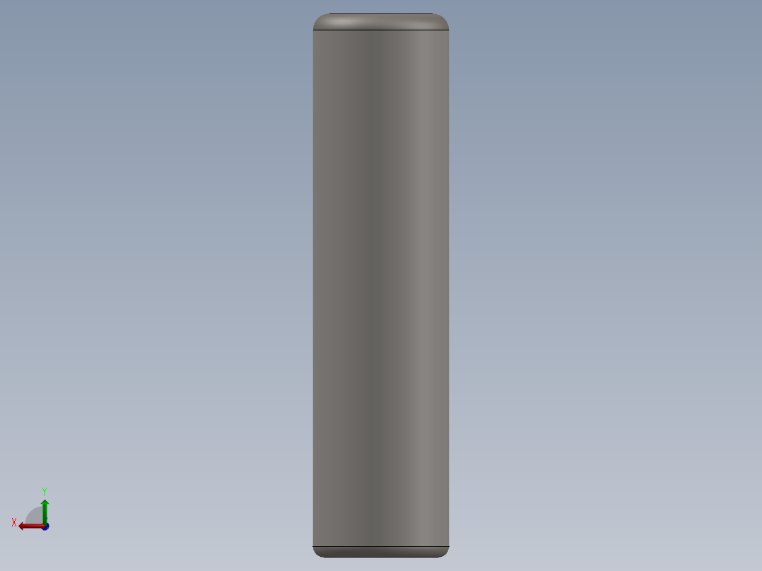 紧固件-0.2500 Alignment Dowel后视图