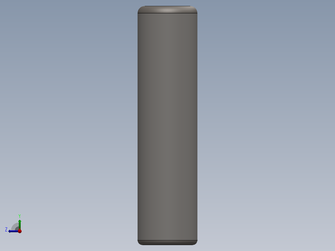 紧固件-0.2500 Alignment Dowel右视图