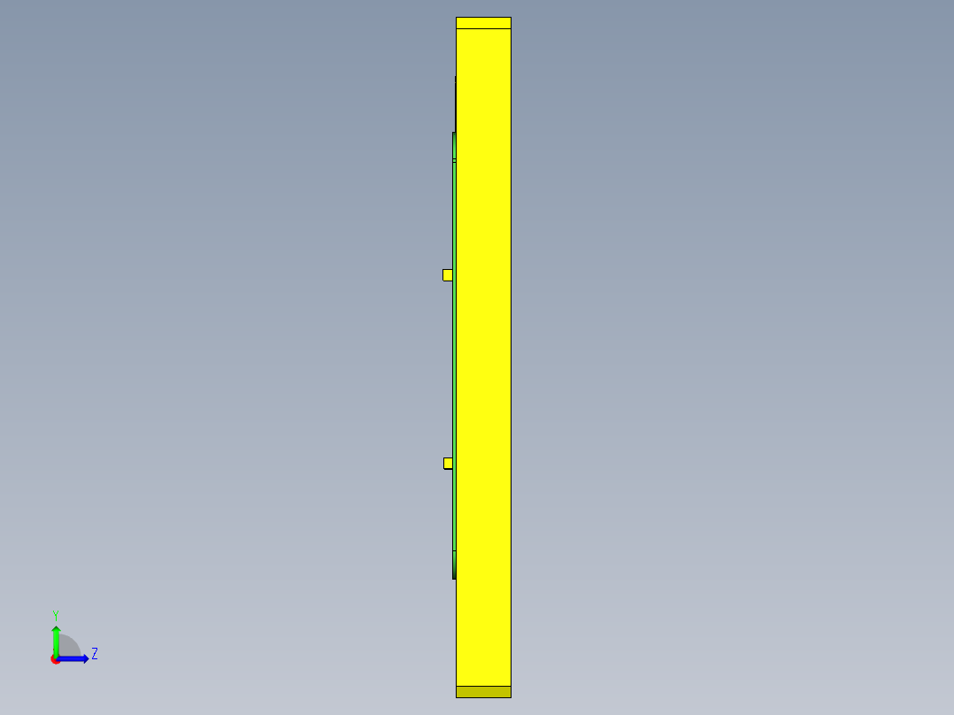 TX202-A-笔记本CNC工装夹具三维模型CNC2左视图
