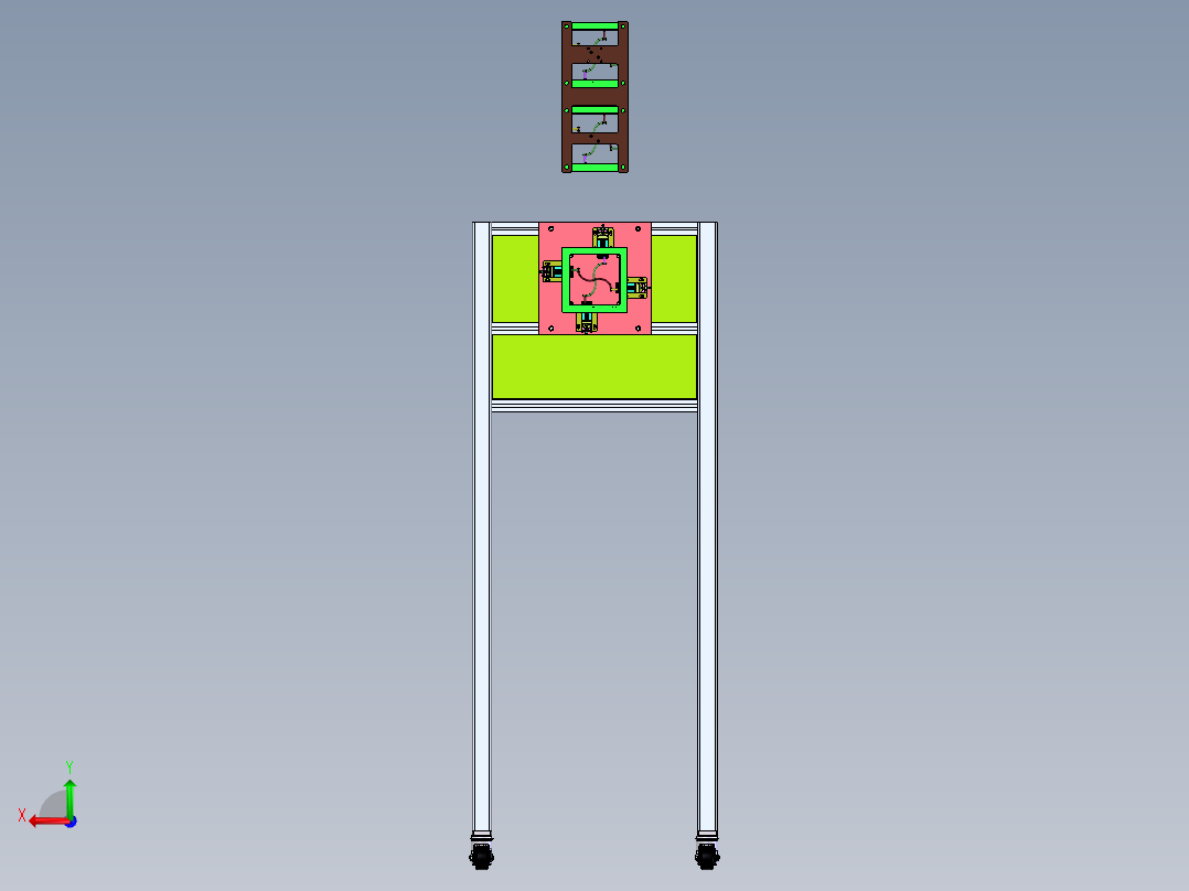 注塑产品胶口剪切设备sw21可编辑后视图