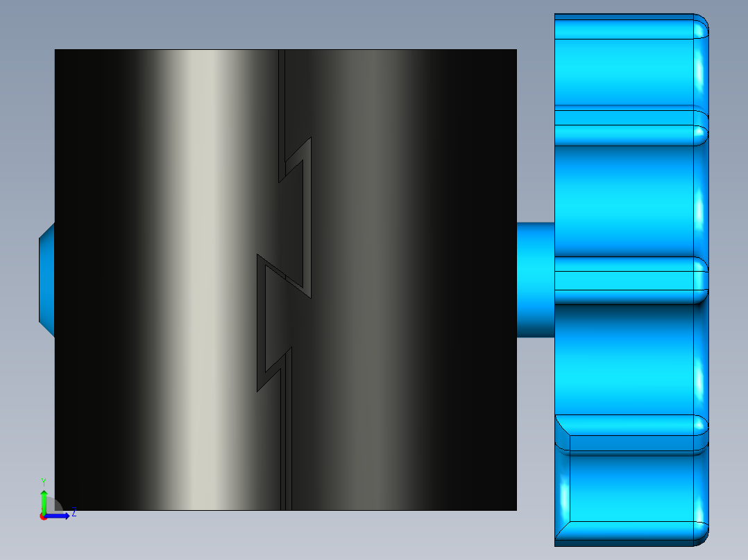 精益管 (36)左视图