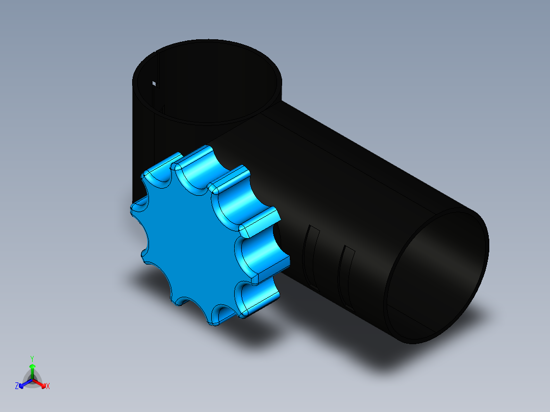 精益管 (36)正等轴测图
