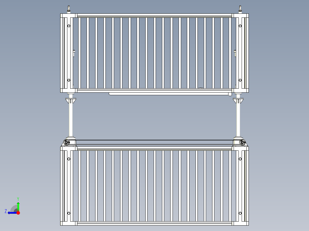 双层吊篮右视图
