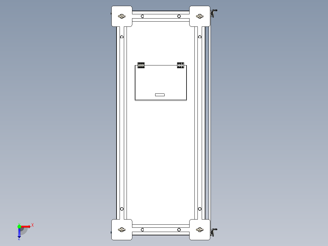 双层吊篮俯视图