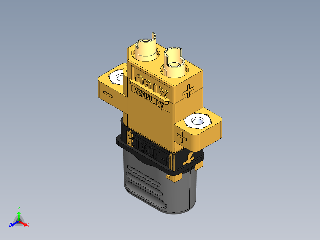 接插件(153)正等轴测图