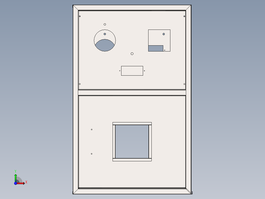 动态传递窗 (1)前视图
