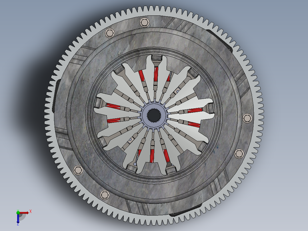 离合器(37)俯视图