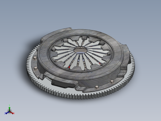 离合器(37)正等轴测缩略图