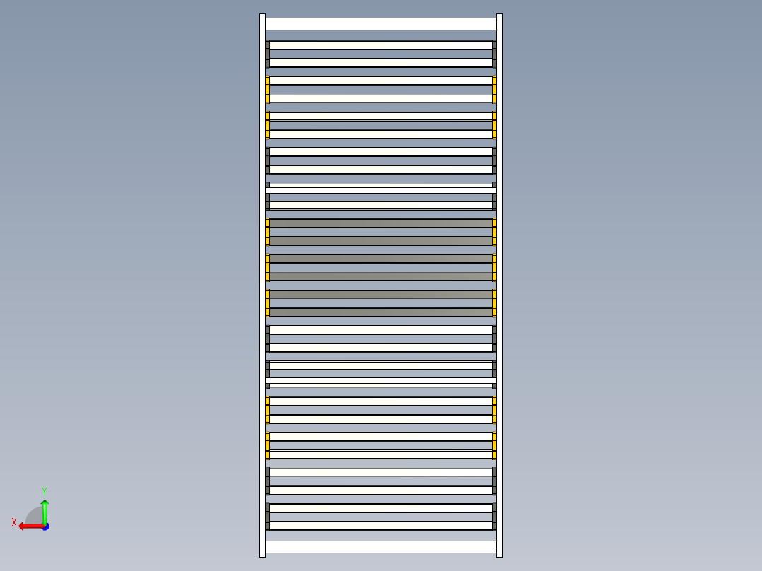 板条框架 90x200后视图