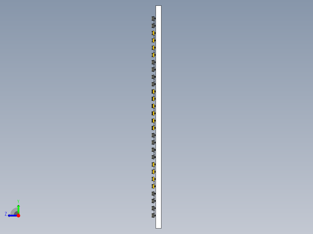 板条框架 90x200右视图