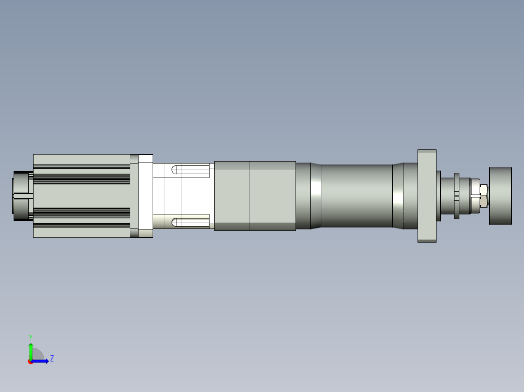 伺服电动缸G-210574左视图