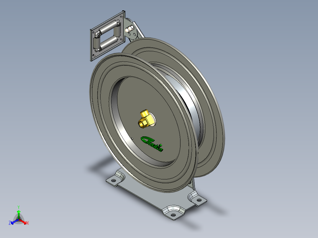 压缩空气、水卷管器