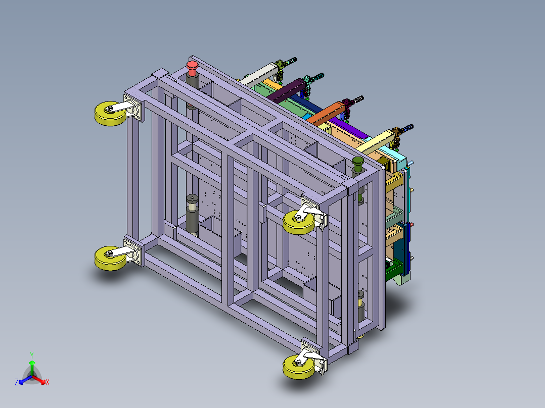 后地板右底护板检具
