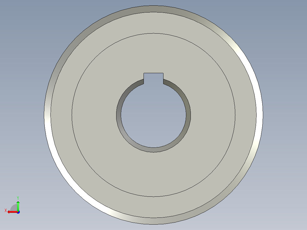 2LE-S5M-B高扭矩一般同步带轮1526后视图