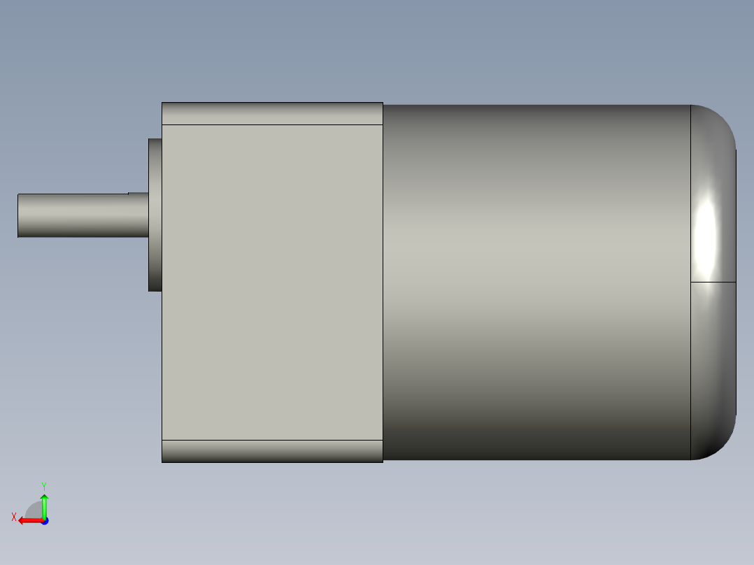 80YF25GV22+80GK90H(配数显调速器)后视图