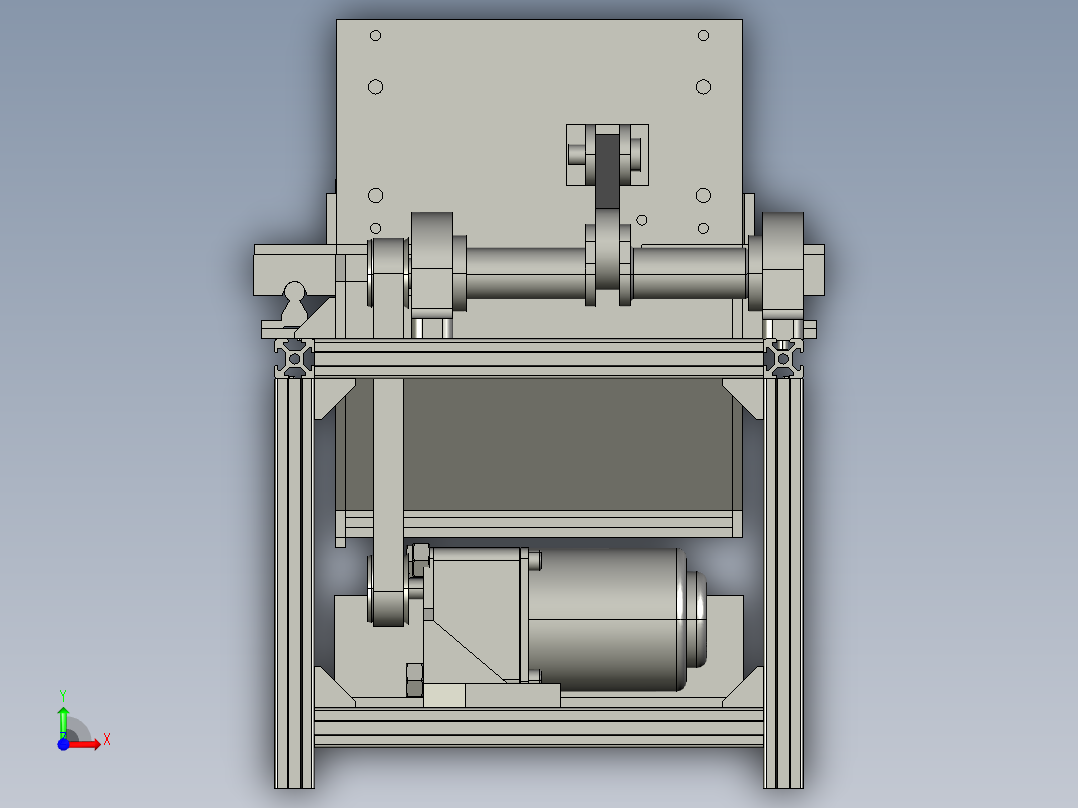 硬币清分机前视图