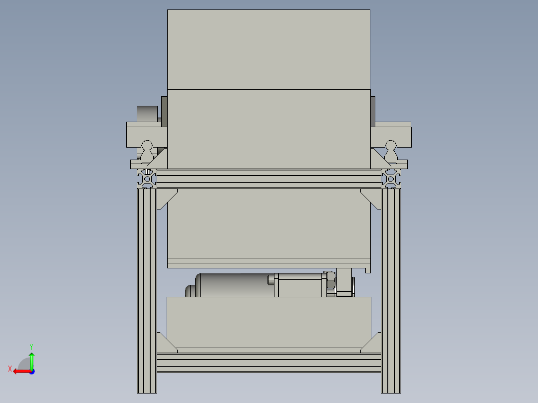 硬币清分机后视图