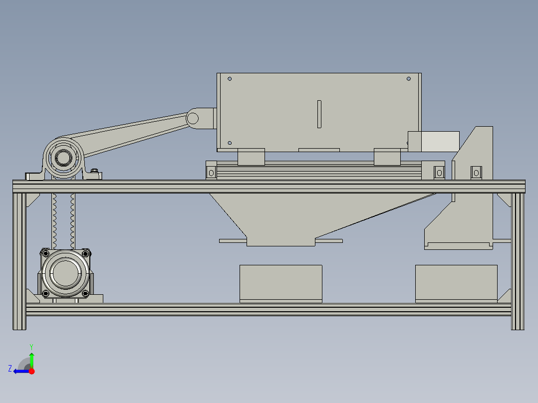 硬币清分机右视图