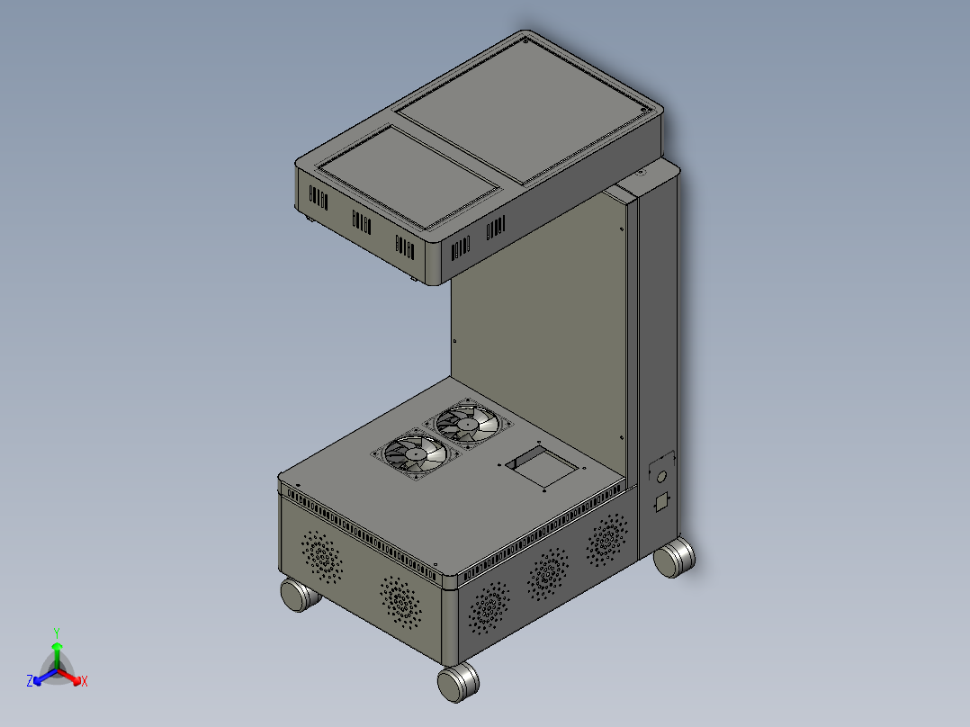 艾灸仪小型等离子集烟器主视图