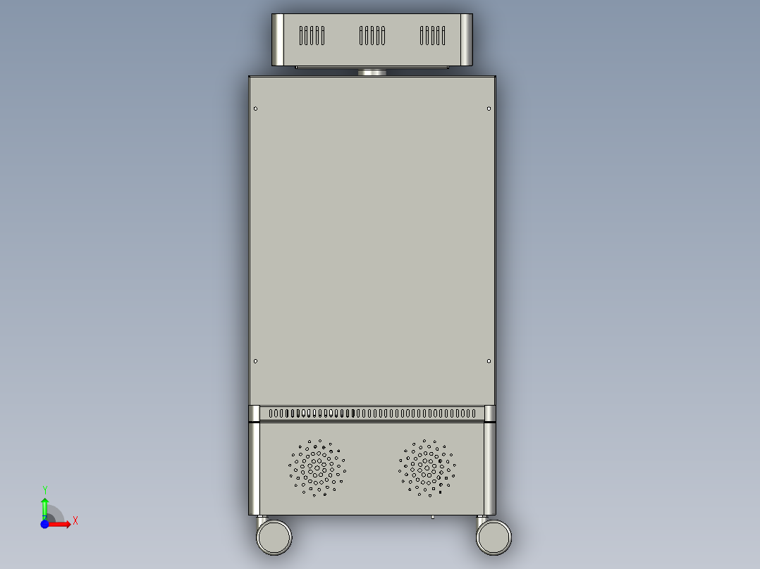艾灸仪小型等离子集烟器前视图