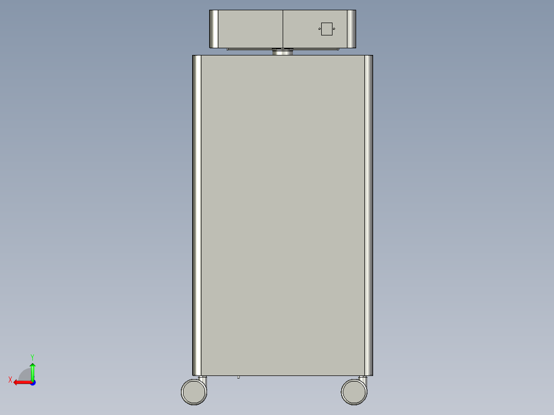 艾灸仪小型等离子集烟器后视图