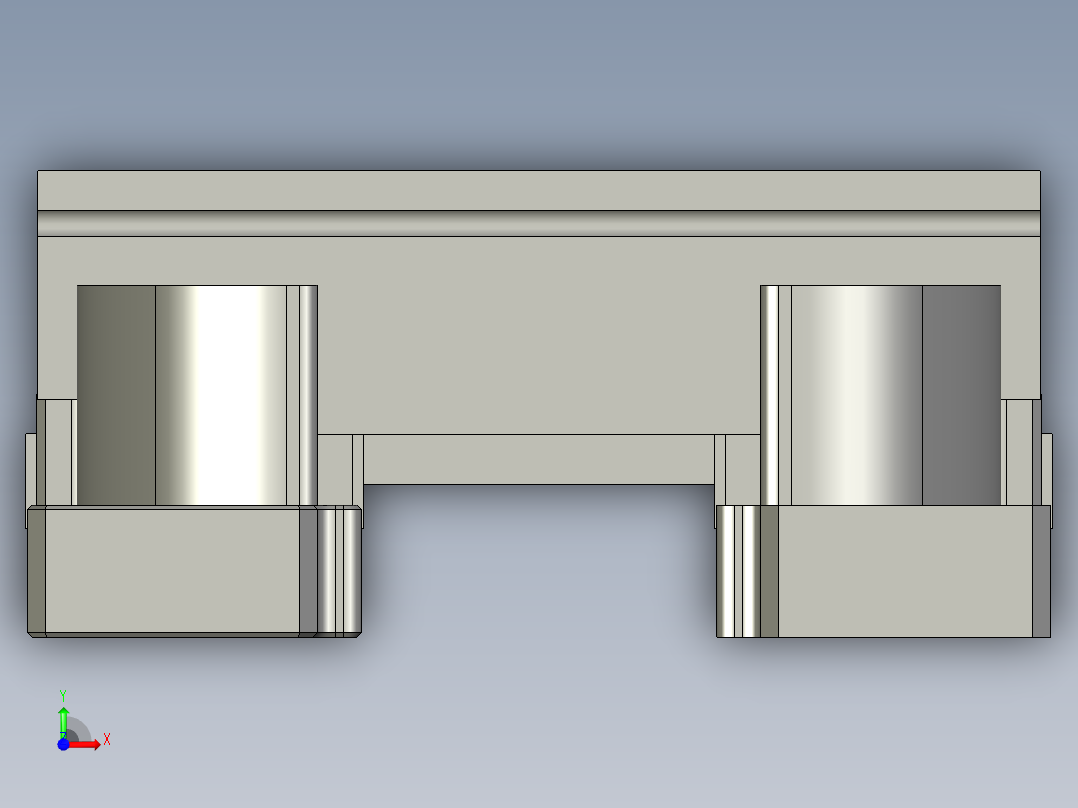 平行夹爪00333前视图