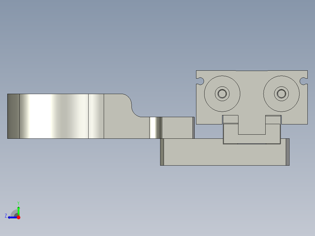 平行夹爪00333右视图
