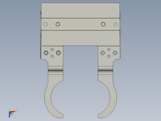 平行夹爪00333俯视缩略图