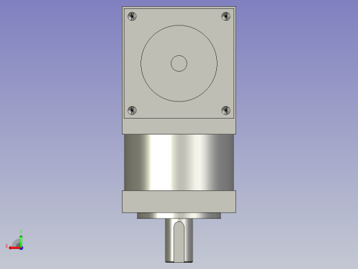 57-90度转角直角行星减速器后视缩略图