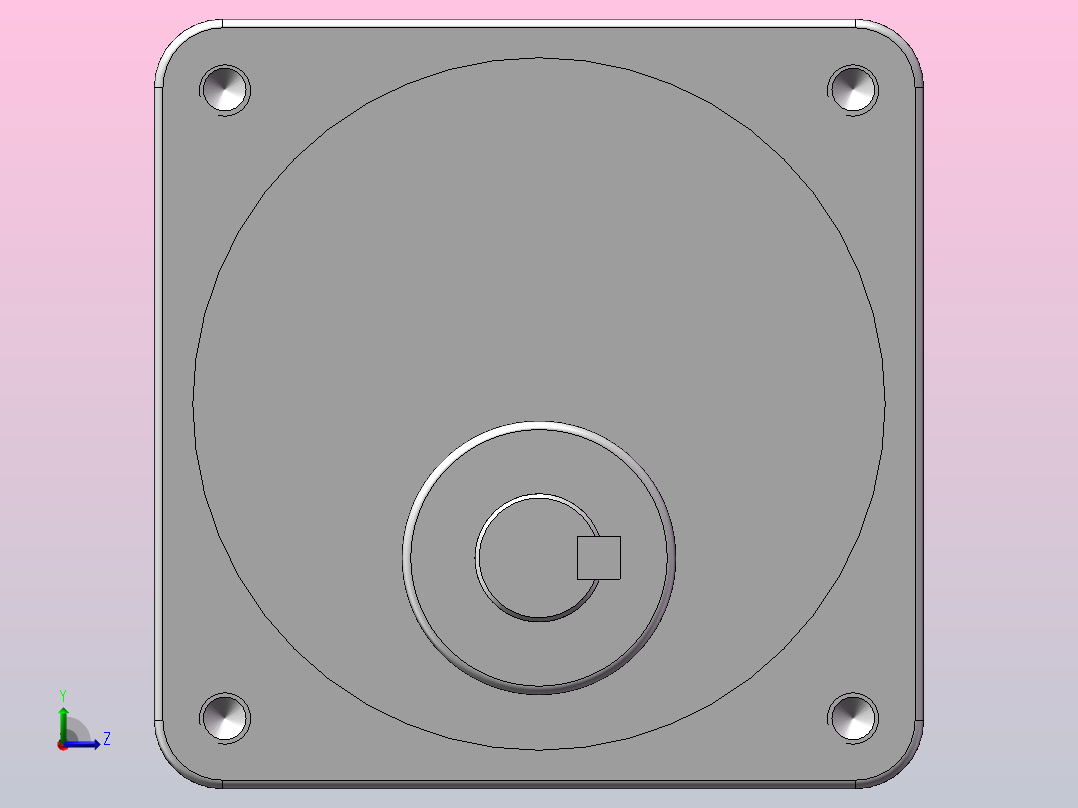 东洋电机90W-(20-200K)左视图