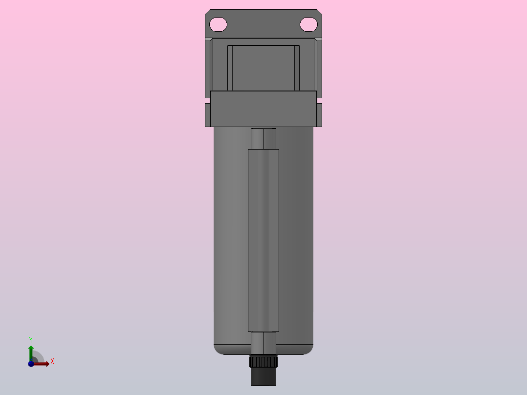 QAFM3000～4000系列 油雾分离器[QAFW4000-03DM]前视图