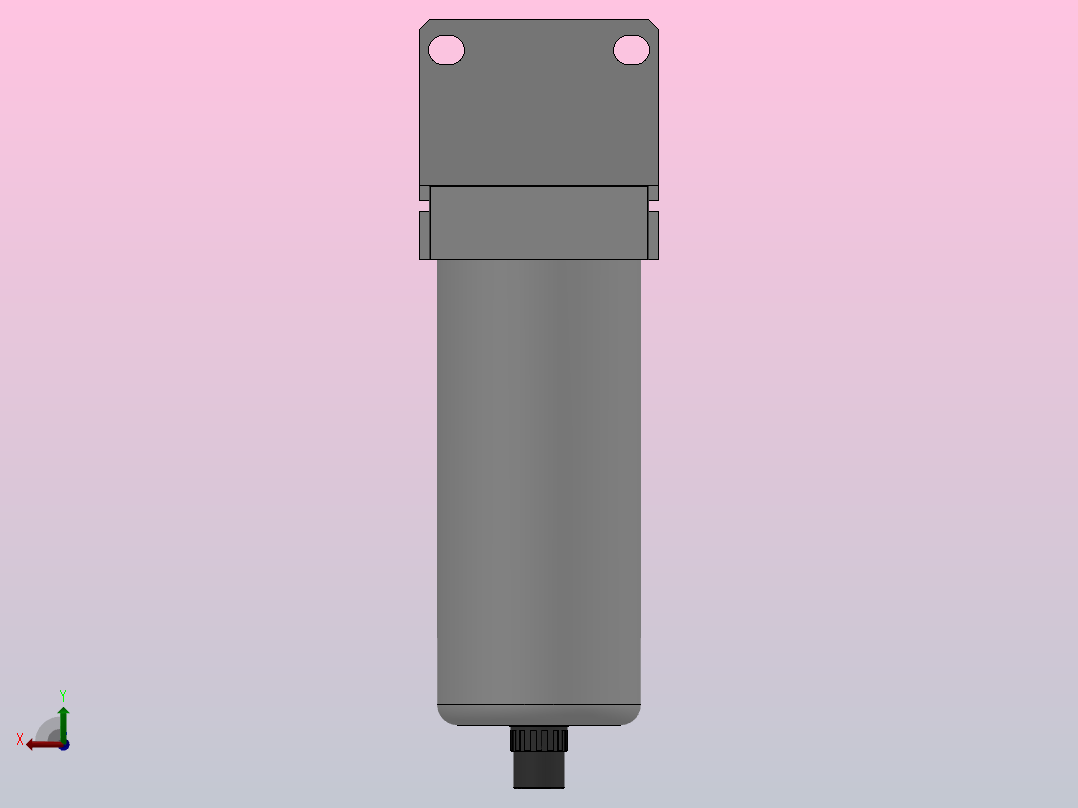 QAFM3000～4000系列 油雾分离器[QAFW4000-03DM]后视图