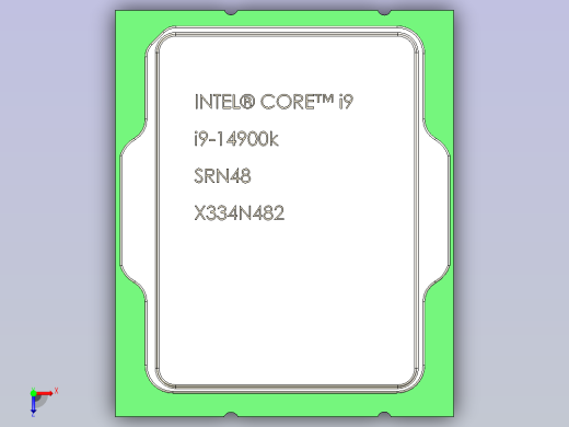 酷睿 i9-14900k俯视缩略图