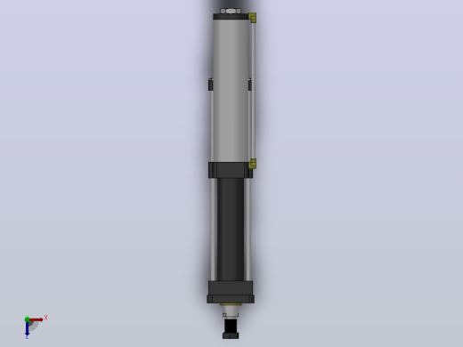 MPT-5T系列标准型[MPT-80-200-10-5T-M2-S1-0°]气压增压缸俯视缩略图
