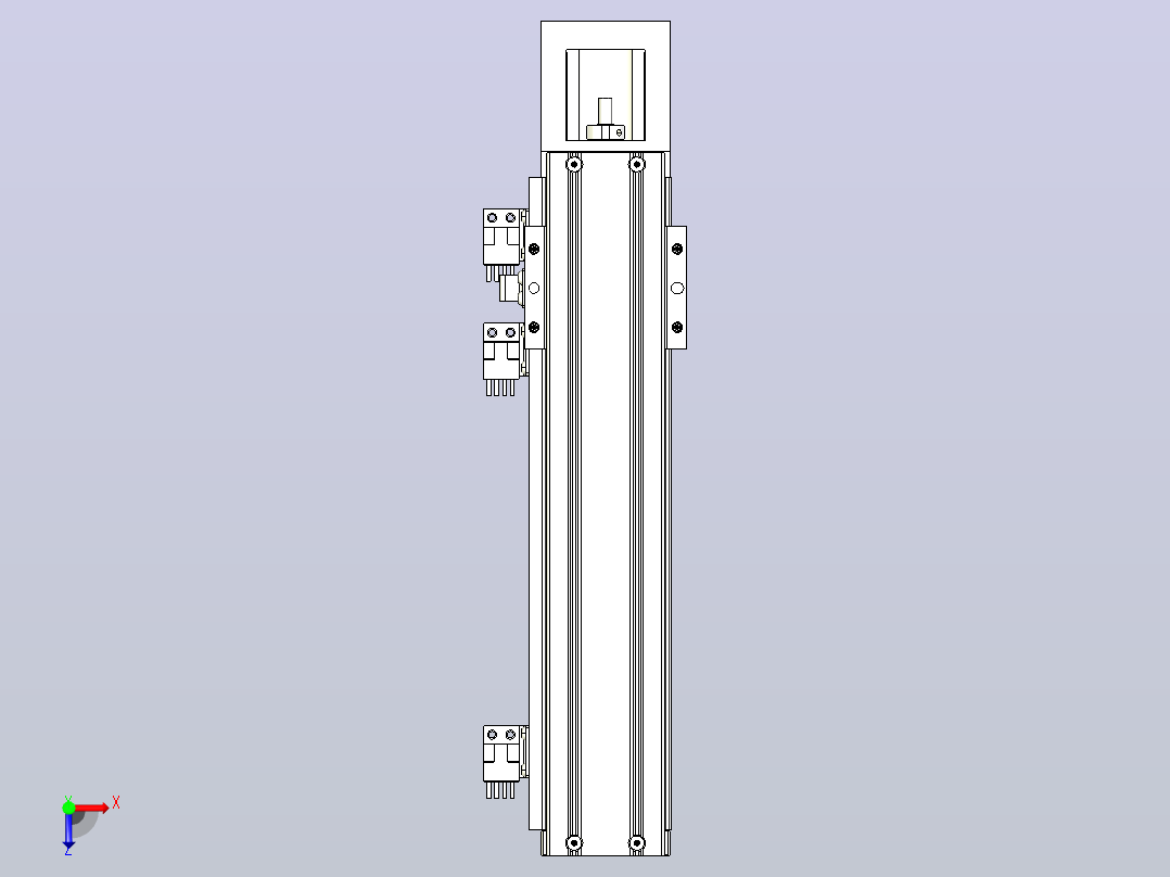 钢基模组TPA-KNR-5002C-250A1-M-F0S2俯视图