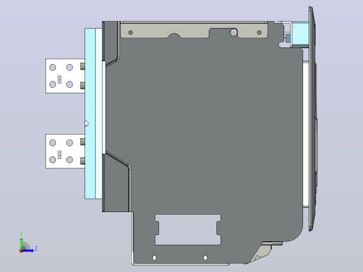 NA8-2500 630A-1600A 4P 抽屉式-垂直接线+门框202409左视缩略图