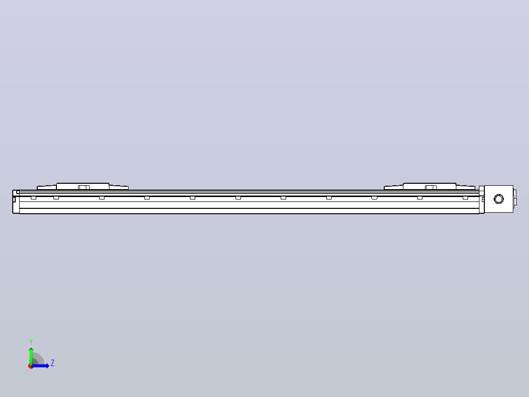皮带直线轴双滑块型TPA-GCBS-120-P70-L275-DL-M20-N3左视图